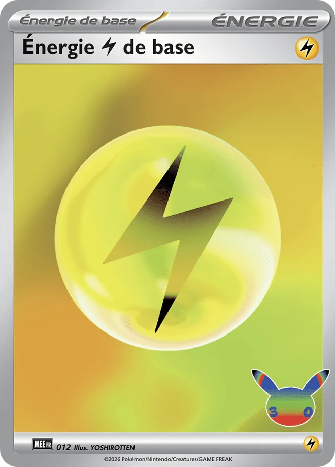 Carte Pokémon Énergie Électrique brillante
