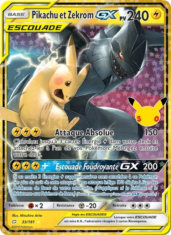 Pikachu et Zekrom GX