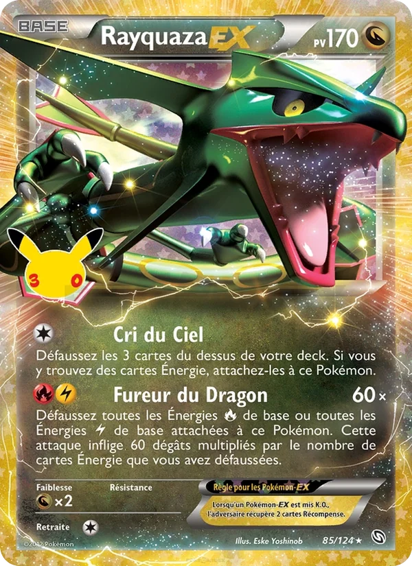 Carte Pokémon Rayquaza-EX