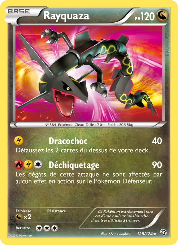 Carte Pokémon Rayquaza 128/124