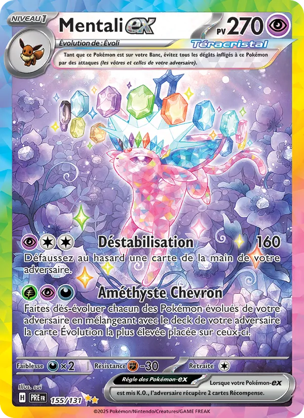 Carte Pokémon Mentali-ex